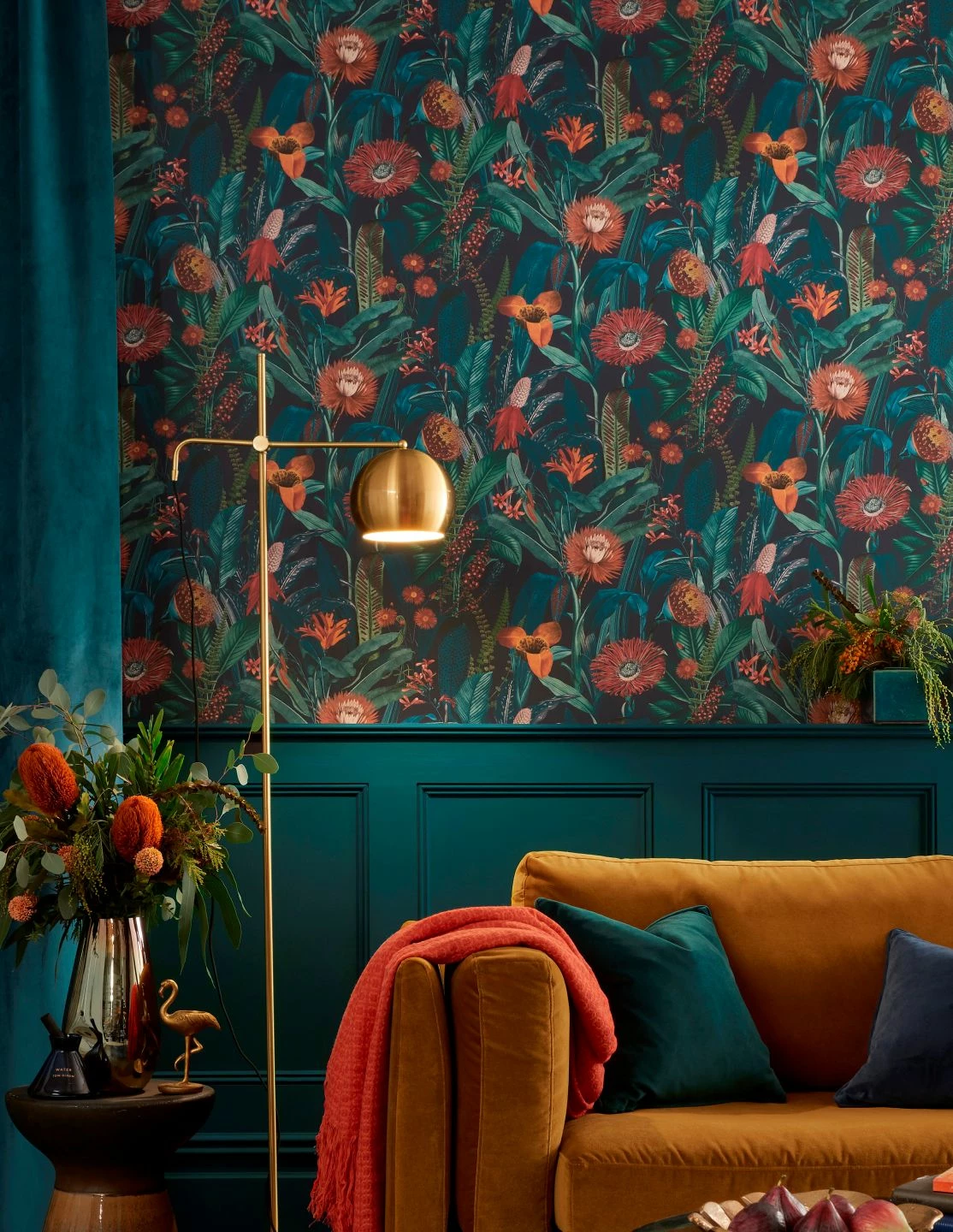 Tapete Livia Wasserblau 6 Tapete Livia Wasserblau – Bild 4