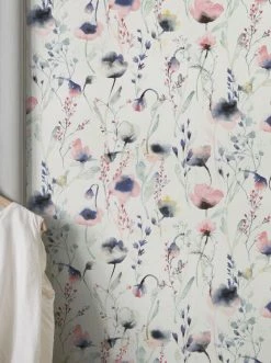 Tapete Lo Hellbordeauxviolett -Wallpaper From The 70s Geschäft Lo B 875101 2880x1440