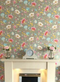 Tapete Luna Erikaviolett -Wallpaper From The 70s Geschäft Luna K 820782 2880x1440