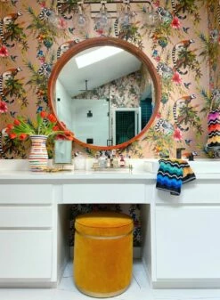 Tapete Madagascar Rosenholz Schimmer -Wallpaper From The 70s Geschäft Madagascar R 103014 2880x1440