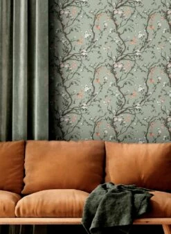 Tapete Malabar Zartgrün -Wallpaper From The 70s Geschäft Malabar B 251014 2880x1440