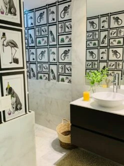 Tapete Maleme Schwarz -Wallpaper From The 70s Geschäft Maleme R 101501 2880x1440