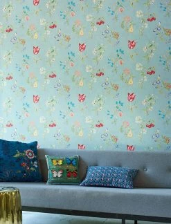 Tapete Mallorie Pastelltürkis -Wallpaper From The 70s Geschäft Mallorie A 821401 2880x1440