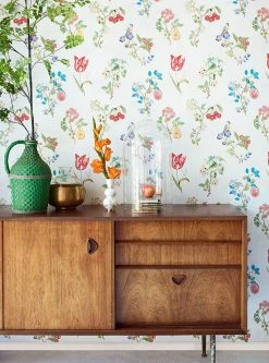 Tapete Mallorie Weiss -Wallpaper From The 70s Geschäft Mallorie A 821404 2880x1440