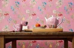 Tapete Mallorie Rosa -Wallpaper From The 70s Geschäft Mallorie C 821402 2880x1440