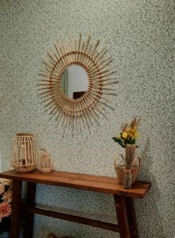 Tapete Malva Blassgrün -Wallpaper From The 70s Geschäft Malva P 451832 2880x1440