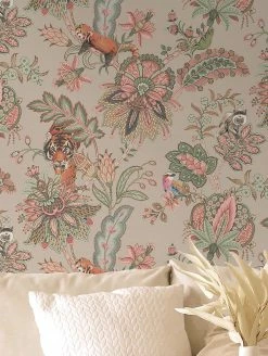 Tapete Manali Beigegrau 8 Tapete Manali Beigegrau -Wallpaper From The 70s Geschäft Manali A 104671 2880x1440