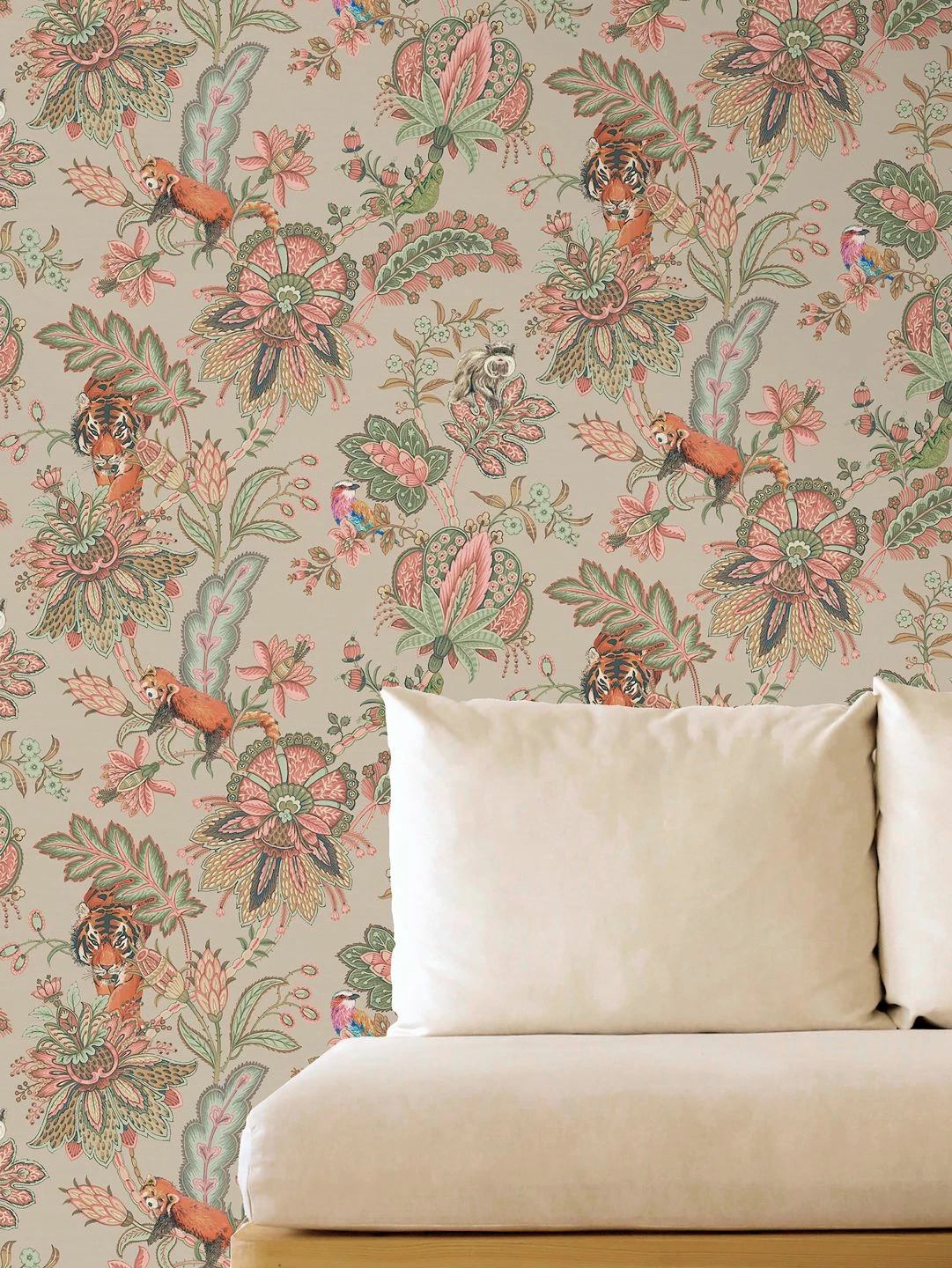 Tapete Manali Beigegrau 6 Tapete Manali Beigegrau – Bild 4