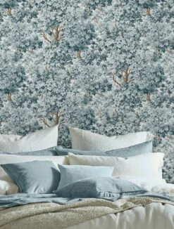 Tapete Manzara Blautöne -Wallpaper From The 70s Geschäft Manzara A 431802 2880x1440