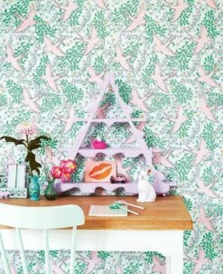 Tapete Marianella Pastellgrün -Wallpaper From The 70s Geschäft Marianella A 821053 2880x1440