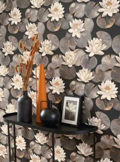 Tapete Mathilde Anthrazit -Wallpaper From The 70s Geschäft Mathilde C 864651 2880x1440