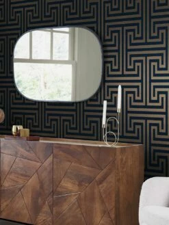 Tapete Mazzo Blaugrau -Wallpaper From The 70s Geschäft Mazzo B 432051 2880x1440