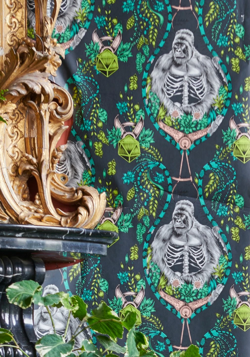 Tapete Silverback Türkisgrün 3 Tapete Silverback Türkisgrün