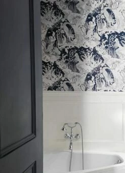 Tapete Mermaids Dunkelblau -Wallpaper From The 70s Geschäft Mermaids M 355221 2880x1440