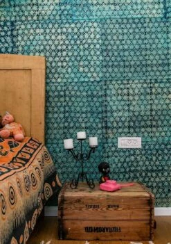 Tapete Methok Dunkelblau -Wallpaper From The 70s Geschäft Methok K 325102 2880x1440