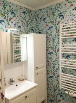 Tapete Miali Zartblau -Wallpaper From The 70s Geschäft Miali K 103321 2880x1440