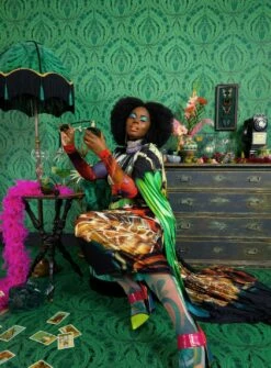 Tapete Mildway Kieferngrün -Wallpaper From The 70s Geschäft Mildway G 463231 2880x1440