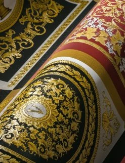 Versace Tapete Minerva Rot -Wallpaper From The 70s Geschäft Minerva A 410981 2880x1440