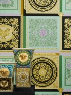 Versace Tapete Minerva Hellgrün