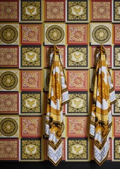 Versace Tapete Minerva Rot -Wallpaper From The 70s Geschäft Minerva C 410981 2880x1440