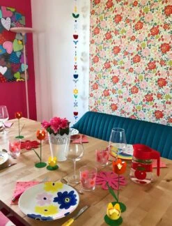 Tapete Morgana Rotorange -Wallpaper From The 70s Geschäft Morgana P 106431 2880x1440