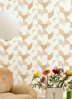 Tapete Moro Beige -Wallpaper From The 70s Geschäft Moro B 864511 2880x1440