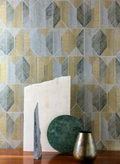 Tapete Moura Mattgold -Wallpaper From The 70s Geschäft Moura B 625593 2880x1440