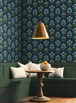 Tapete Mughal Graublau -Wallpaper From The 70s Geschäft Mughal B 790441 2880x1440