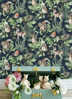 Tapete Nakuru Graublau -Wallpaper From The 70s Geschäft Nakuru B 431572 2880x1440