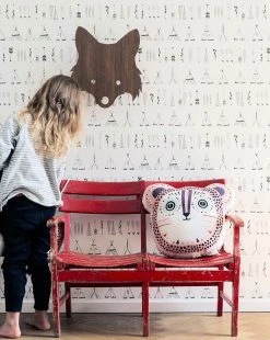 Ferm LIVING Tapete Native Cremeweiss -Wallpaper From The 70s Geschäft Native A 420091 2880x1440