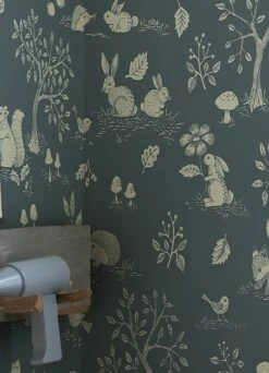 Tapete Nils Hellgraublau -Wallpaper From The 70s Geschäft Nils A 485341 2880x1440