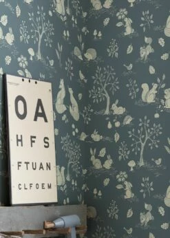 Tapete Nils Hellgraublau -Wallpaper From The 70s Geschäft Nils B 485341 2880x1440