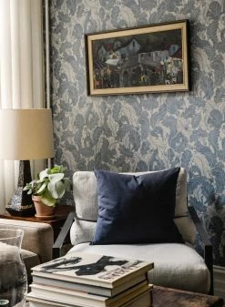 Tapete Oak Tree Tails Hellblau -Wallpaper From The 70s Geschäft Oak Tree Tails B 975142 2880x1440