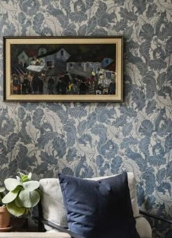 Tapete Oak Tree Tails Hellblau -Wallpaper From The 70s Geschäft Oak Tree Tails C 975142 2880x1440