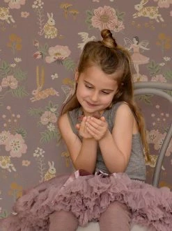 Tapete Old Garden Grauviolett -Wallpaper From The 70s Geschäft Old Garden C 389413 2880x1440