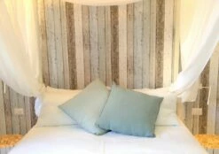 Tapete Old Planks Braun -Wallpaper From The 70s Geschäft Old Planks M 410273 2880x1440