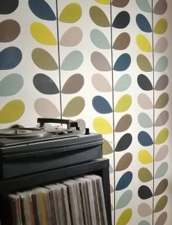 Tapete Osiris Olivgrün -Wallpaper From The 70s Geschäft Osiris E 461012 2880x1440