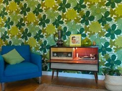 Tapete Othilia Grün -Wallpaper From The 70s Geschäft Othilia L 625854 2880x1440