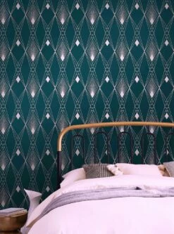 Tapete Paona Wasserblau -Wallpaper From The 70s Geschäft Paona B 432092 2880x1440