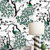 Tapete Peacock Grün -Wallpaper From The 70s Geschäft Peacock A 355201 2880x1440