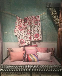 Tapete Pelmo Hellblau -Wallpaper From The 70s Geschäft Pelmo D 325104 2880x1440