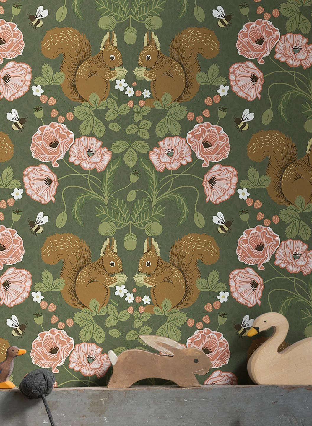 Tapete Pihla Kieferngrün 3 Tapete Pihla Kieferngrün