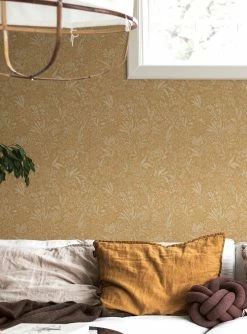 Tapete Pilar Ocker -Wallpaper From The 70s Geschäft Pilar C 451005 2880x1440