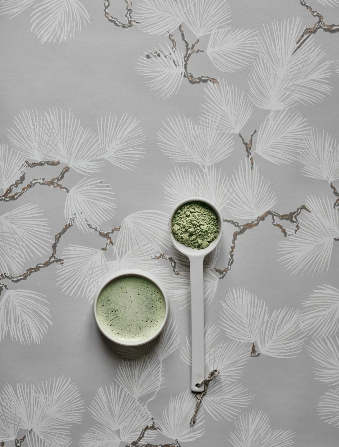 Tapete Pine Grauweiss 3 Tapete Pine Grauweiss