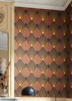 Tapete Pontinius Perlkupfer -Wallpaper From The 70s Geschäft Pontinius A 625346 2880x1440