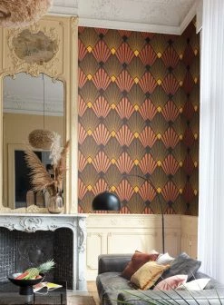 Tapete Pontinius Perlkupfer -Wallpaper From The 70s Geschäft Pontinius B 625346 2880x1440