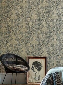 Tapete Primrose Perlbeige -Wallpaper From The 70s Geschäft Primrose B 462381 2880x1440