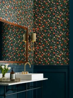 Selbstklebende Tapete Primrose Field Schwarzblau 7 Selbstklebende Tapete Primrose Field Schwarzblau -Wallpaper From The 70s Geschäft Primrose Field 790672 2880x1440