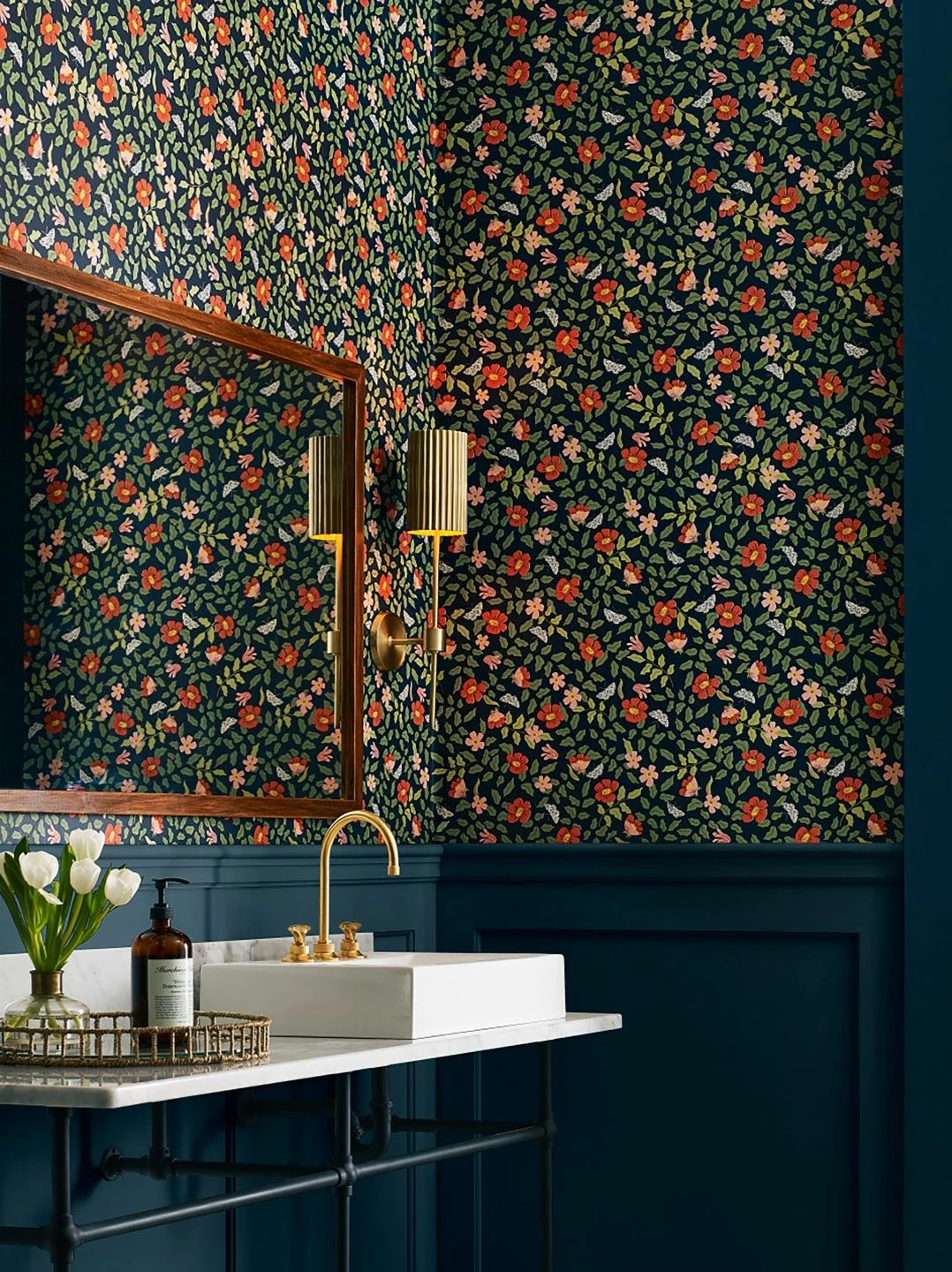 Selbstklebende Tapete Primrose Field Schwarzblau 5 Selbstklebende Tapete Primrose Field Schwarzblau – Bild 3