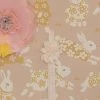 Tapete Rabbit Party Beige -Wallpaper From The 70s Geschäft Rabbit Party A 389392 2880x1440